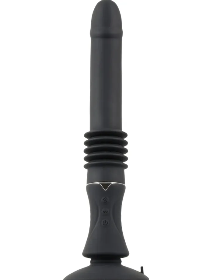 Vibrator mit Stoßfunktion Portable Fucking Machine in schwarz