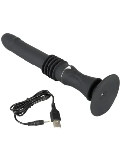 Vibrator mit Stoßfunktion Portable Fucking Machine in schwarz