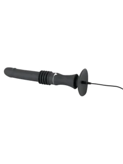 Vibrator mit Stoßfunktion Portable Fucking Machine in schwarz