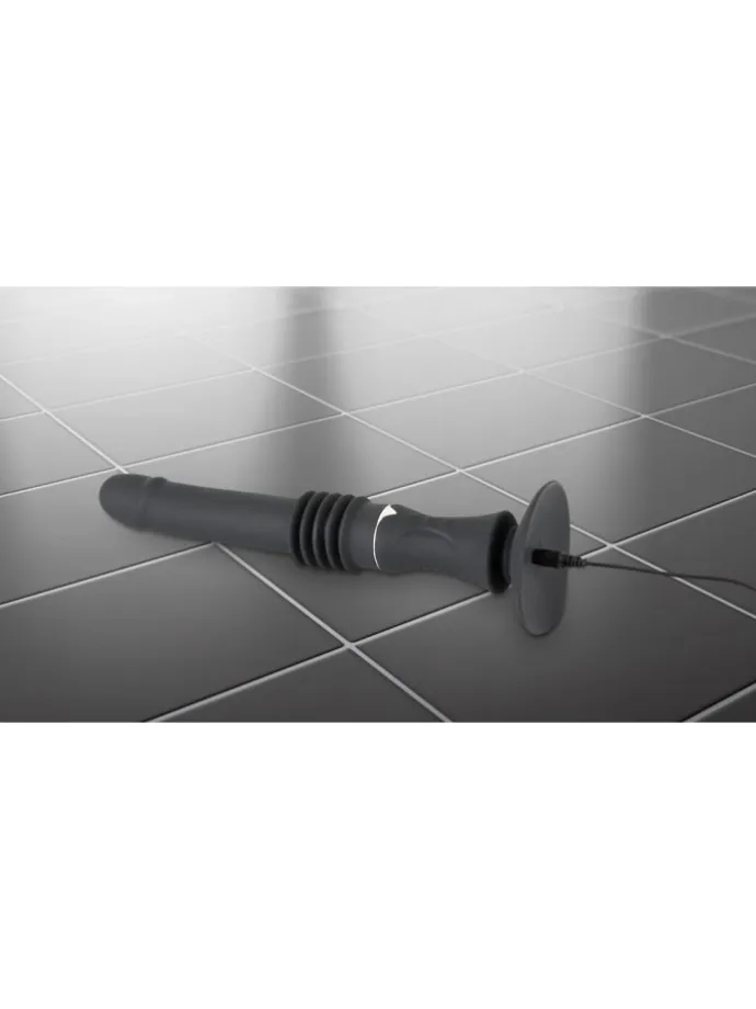 Vibrator mit Stoßfunktion Portable Fucking Machine in schwarz