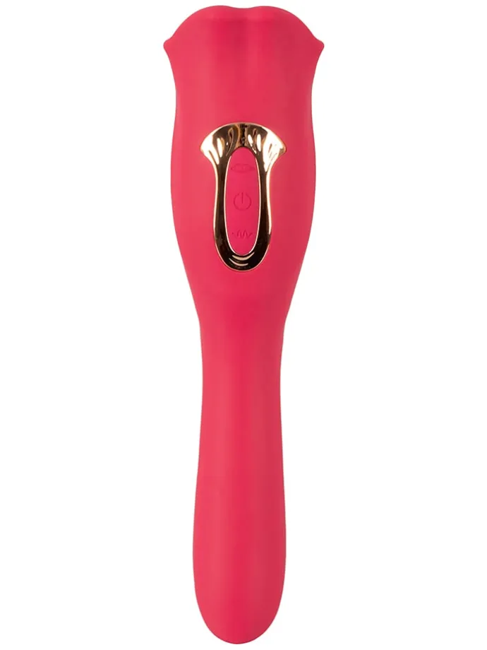 Vibrator "Moving Lip" in Rot - (L)22,2 cm