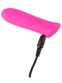 Vibrator Rechargeable Power Bullet in pink
