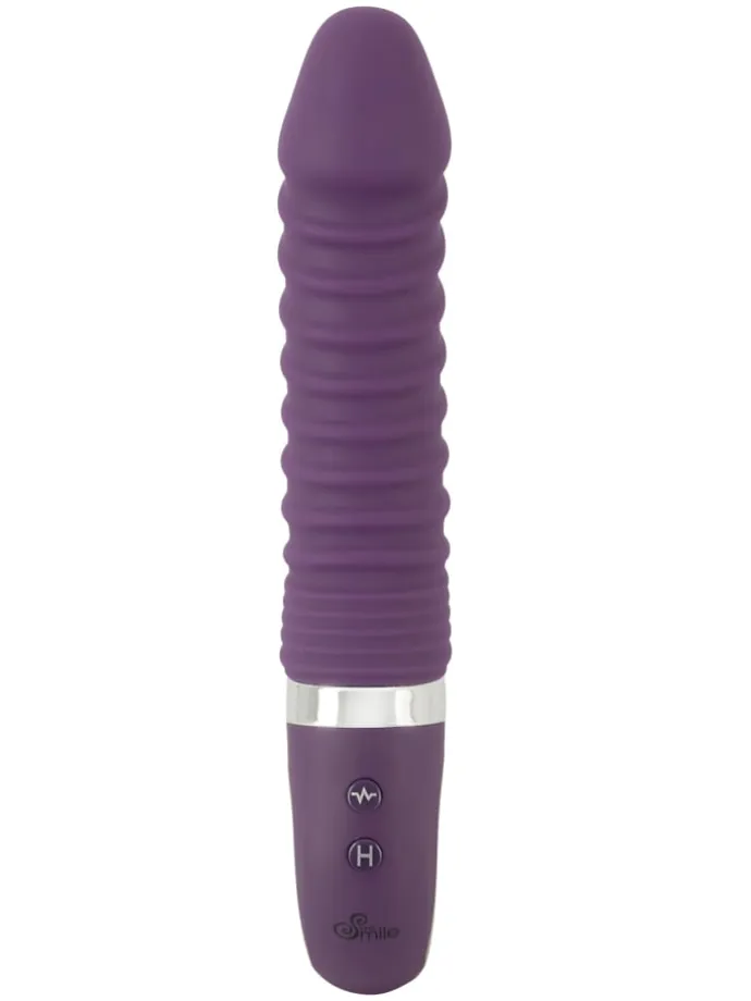 Vibrator Warming Soft Vibrator in lila