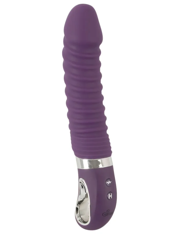 Vibrator Warming Soft Vibrator in lila