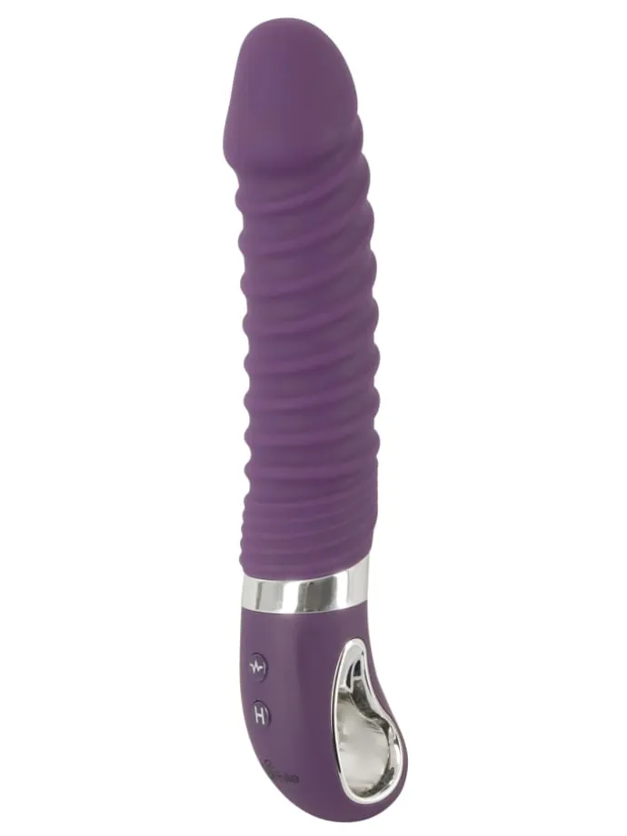 Vibrator Warming Soft Vibrator in lila