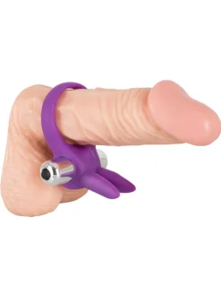 vibrierender Penisring Cock Ring Rabbit in lila