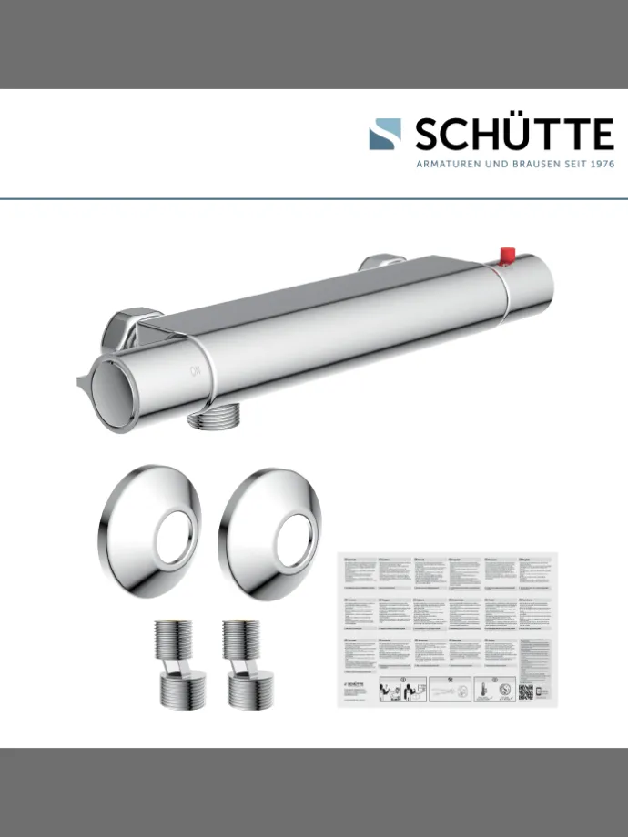 VICO Thermostat Duscharmatur, Chrom