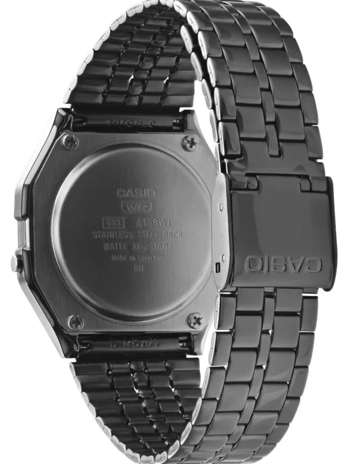 Vintage Digitaluhr Anthrazit