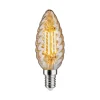 Vintage Edition Standard 230V LED Kerze gedrehtes Glas F