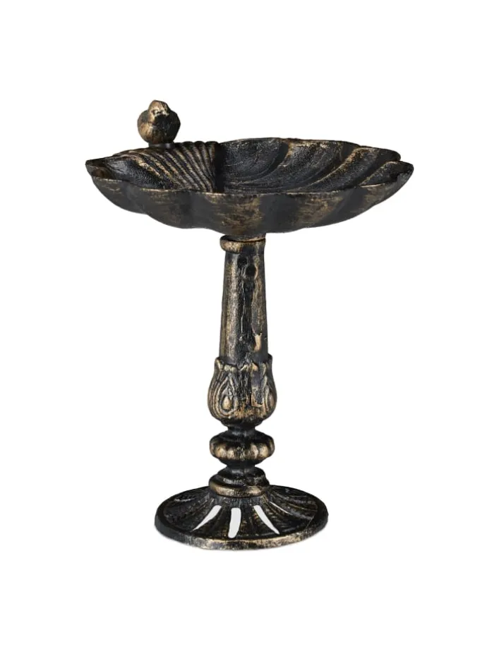 Vogeltränke Antik in Bronze