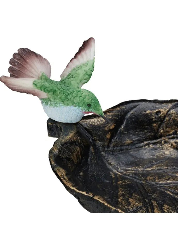 Vogeltränke Erdspieß in Bronze