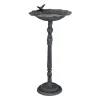 Vogeltränke in Dunkelgrün - (B)37,5 x (H)74,5 x (T)35 cm