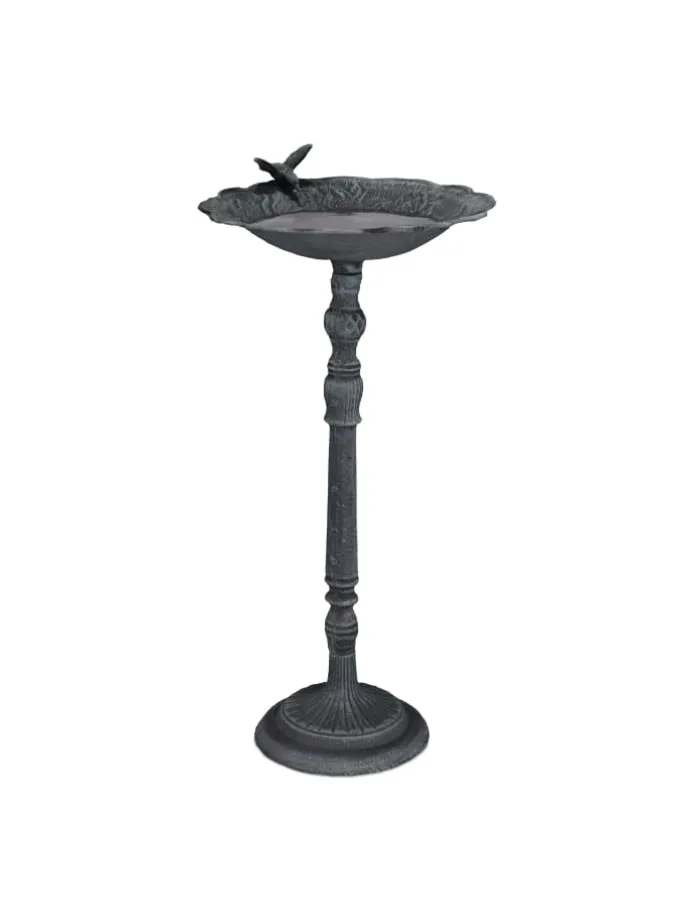Vogeltränke in Dunkelgrün - (B)37,5 x (H)74,5 x (T)35 cm