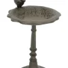 Vogeltränke in Grau - (B)21 x (H)28 cm