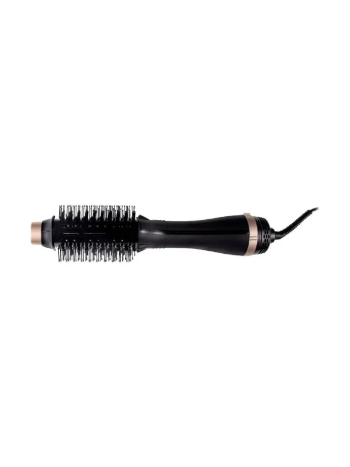 Volumen Pro Ultra: Warmluftbürste für voluminöses Styling in Schwarz