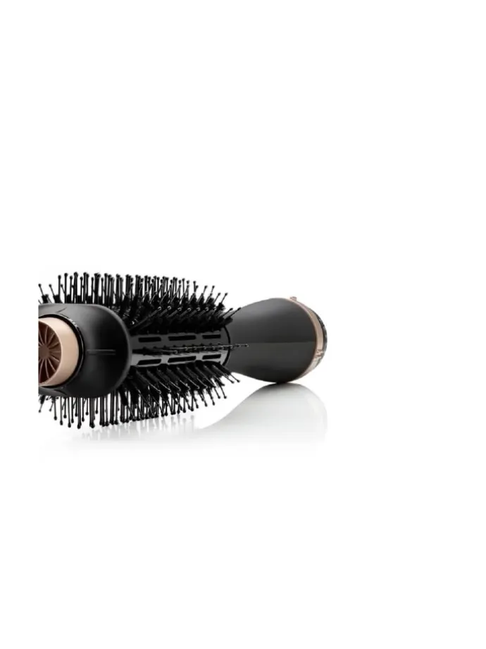 Volumen Pro Ultra: Warmluftbürste für voluminöses Styling in Schwarz
