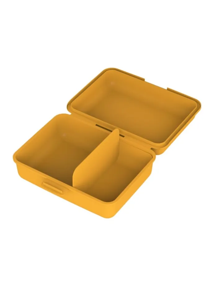 Vorratsdose "School-Box" groß in standard-blau PP - mit Trennschale