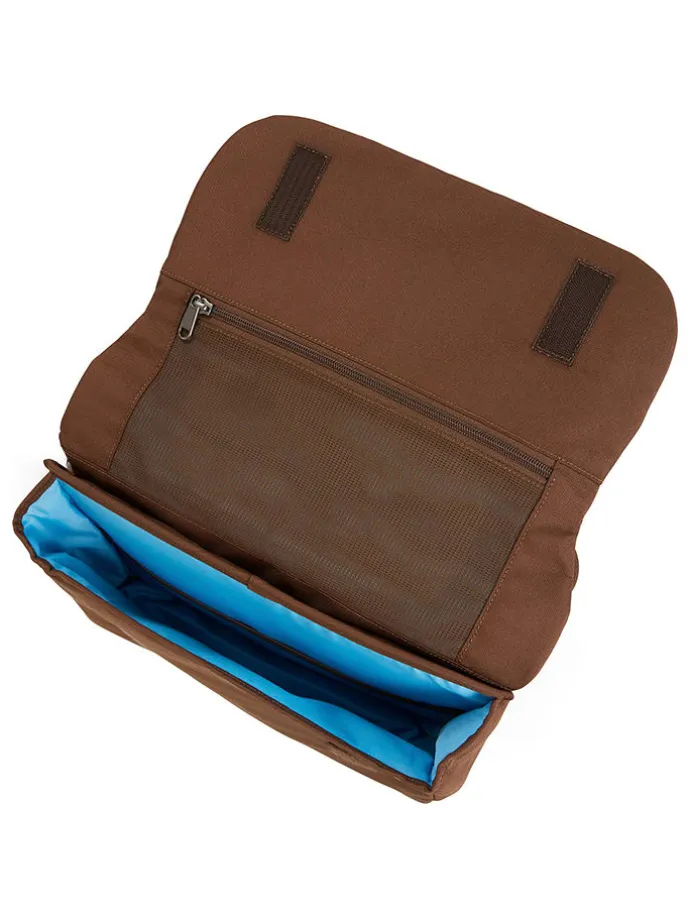Vorschultasche "Affe" in Braun - (B)31,5 x (H)23,5 x (T)7 cm