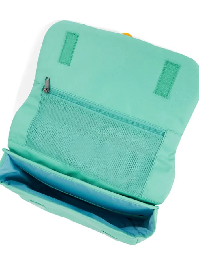 Vorschultasche "Eule" in Türkis - (B)31,5 x (H)23,5 x (T)7 cm