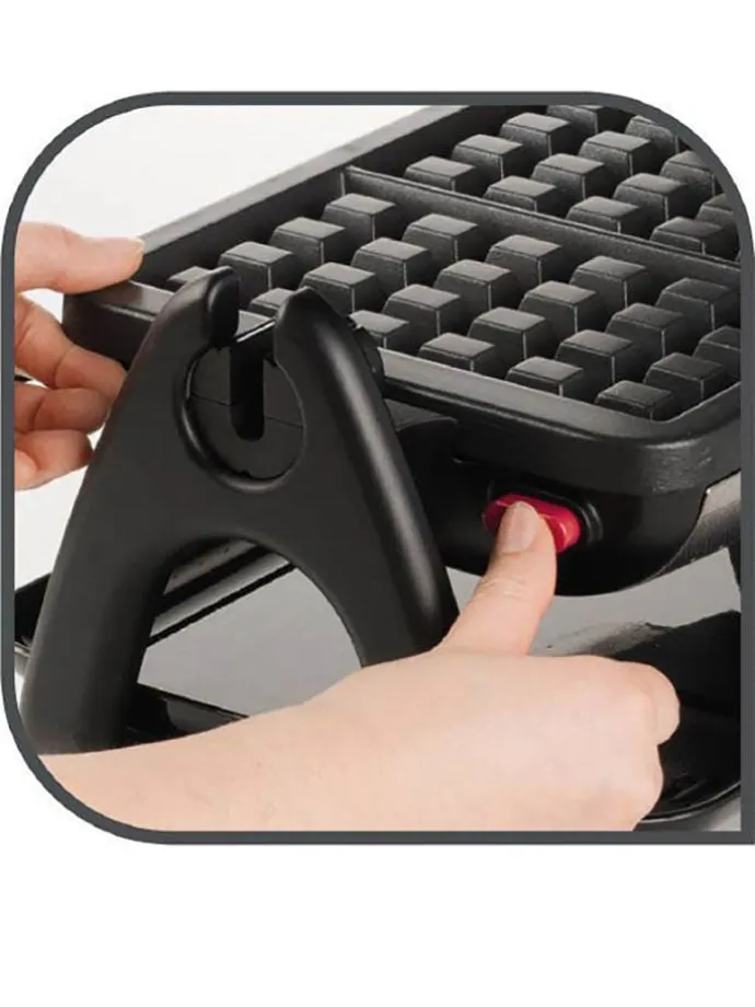 Waffeleisen "Kingsize WM756D12" in Schwarz