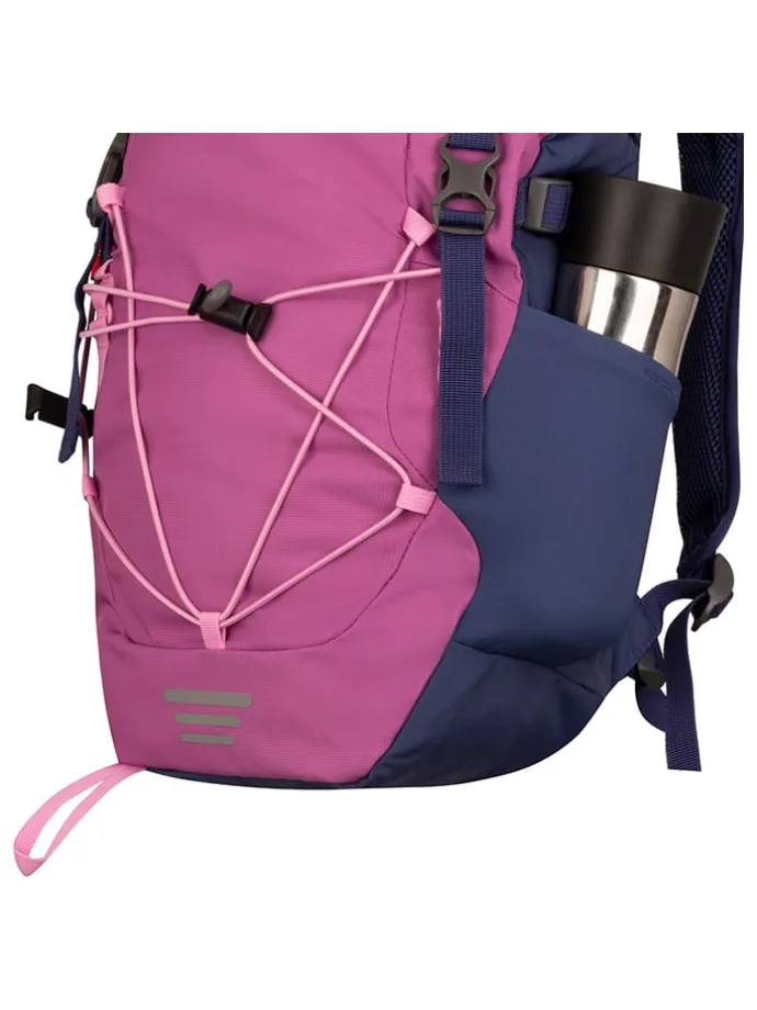 Wanderrucksack "Fjell Trekker 15" in Pink - (B)24 x (H)35 x (T)14 cm