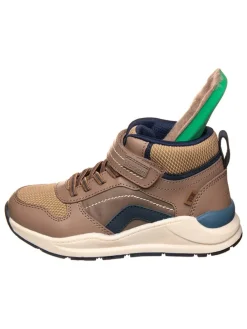 Wanderschuhe in Hellbraun/ Blau