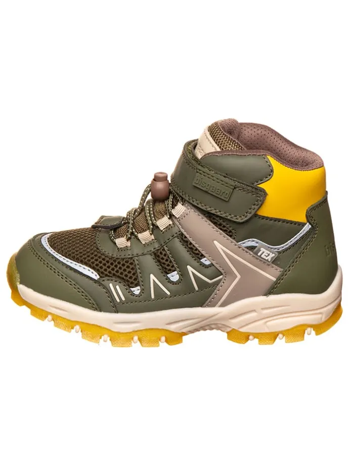 Wanderschuhe in Khaki/ Gelb
