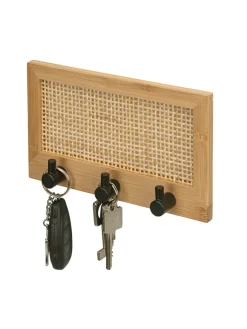 Wandhaken in Hellbraun - (B)20 x (H)12 x (T)3,5 cm