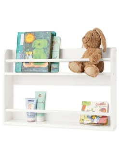 Wand-Kinderbücherregal "Jori" in Weiß - ab 3 Jahren