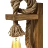 Wandleuchte in Hellbraun - (B)10 x (H)30 cm