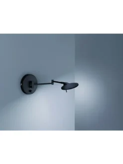 Wandleuchte KAZAN in schwarz matt