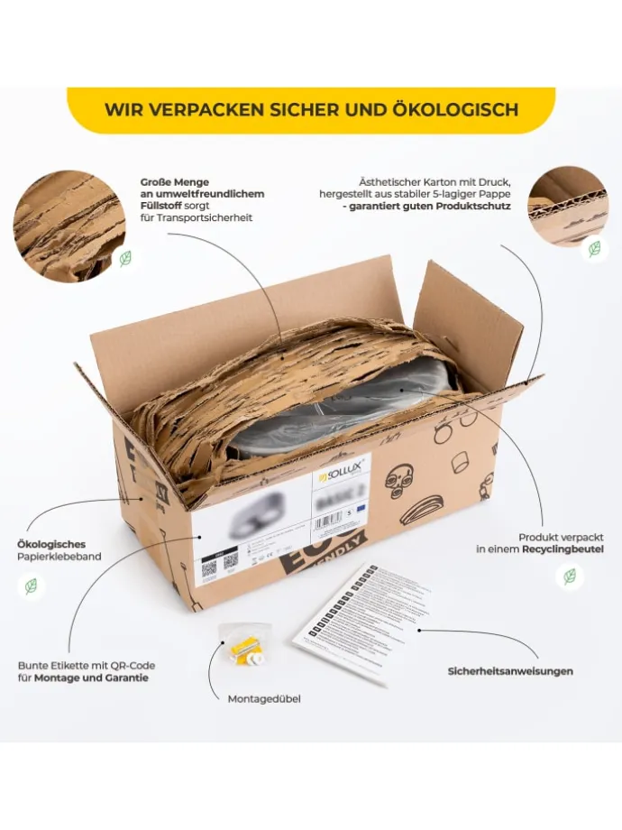 Wandleuchte LUTO weiß H 12