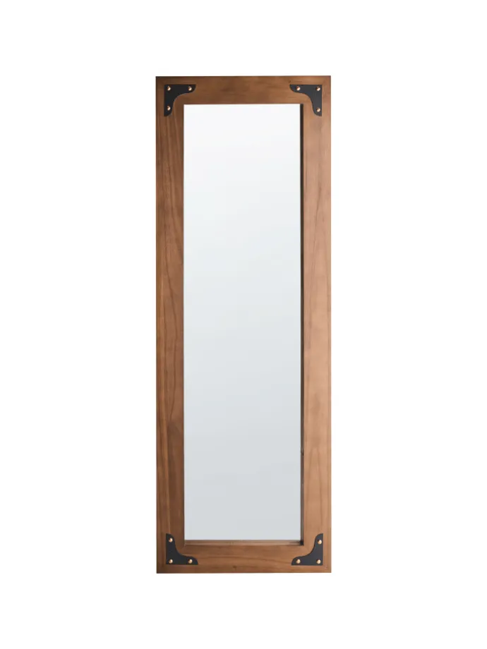 Wandspiegel BLOSVILLE in Braun - (W) 58 x (H) 164 x (L) 5 cm