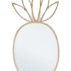 Wandspiegel ''Mozambico'' in Beige - (L)82 x (B)42 cm