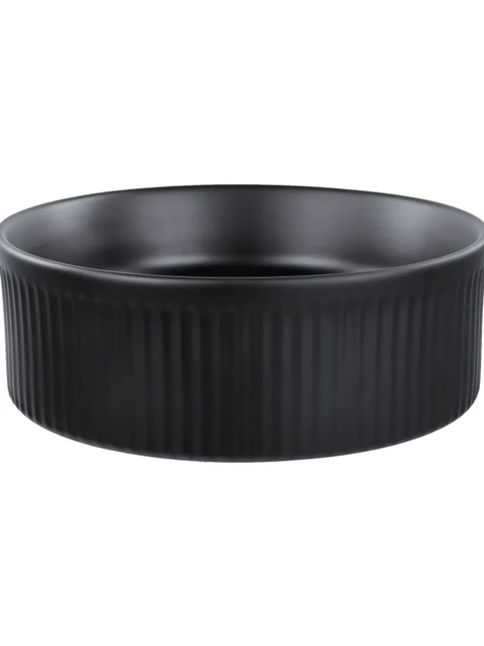 Waschbecken GELDO in Schwarz - (W) 37 x (H) 13 x (L) 37 cm