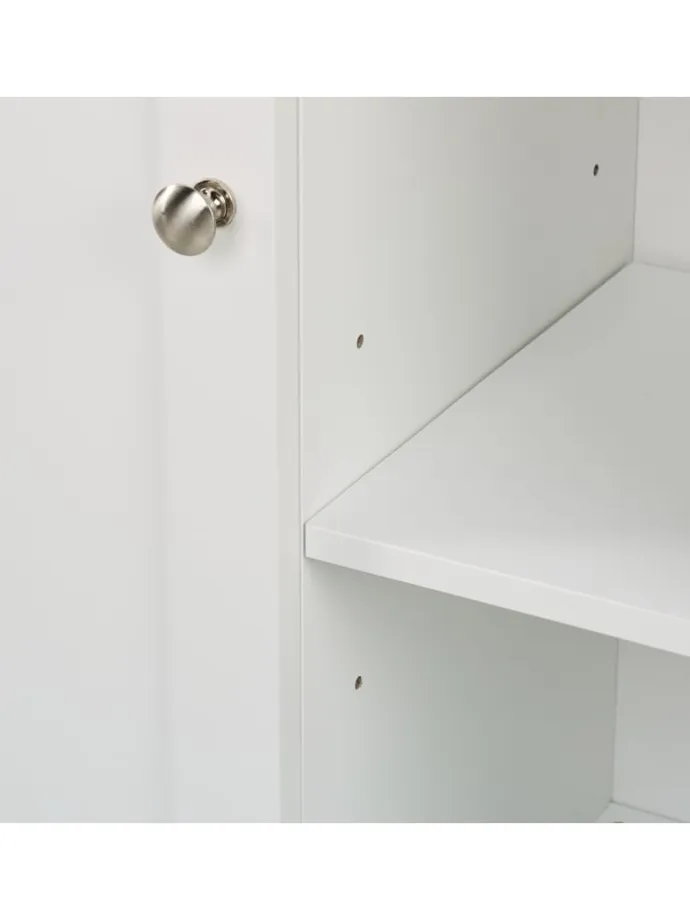 Waschbeckenunterschrank in Weiß - (B)60 x (H)60 x (T)30 cm