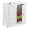 Waschbeckenunterschrank in Weiß - (B)60 x (H)60 x (T)31 cm