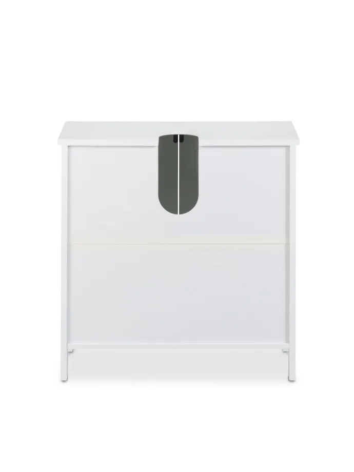 Waschbeckenunterschrank in Weiß - (B)60 x (H)60 x (T)31 cm