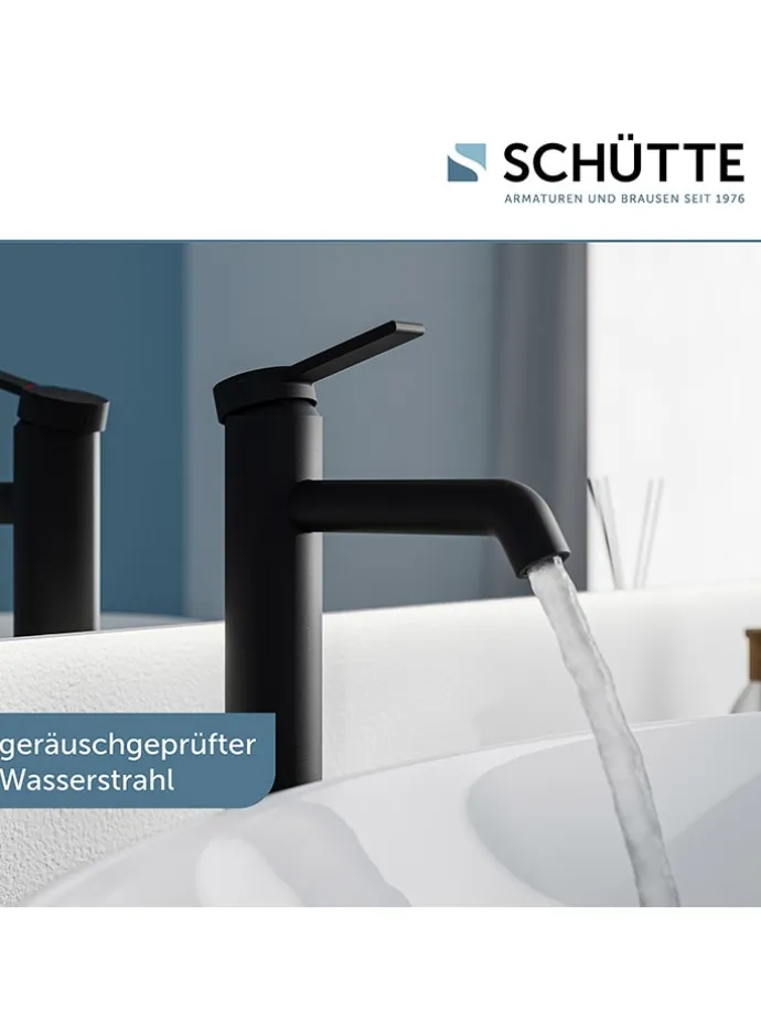 Waschtischarmatur "Los Angeles" in Schwarz