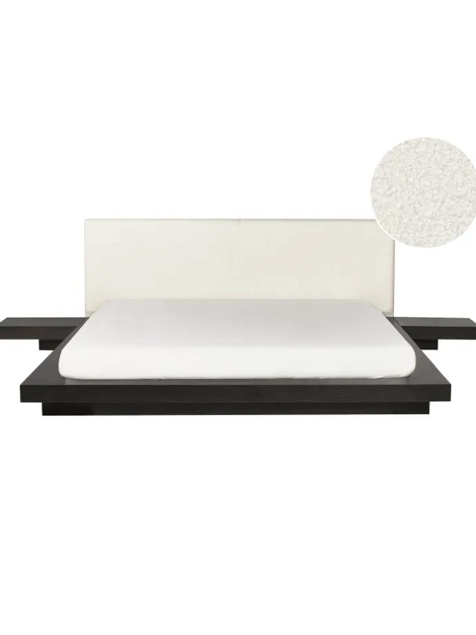 Wasserbett ZEN in Braun/Weiß - (W) 328 x (H) 86 x (L) 229 cm