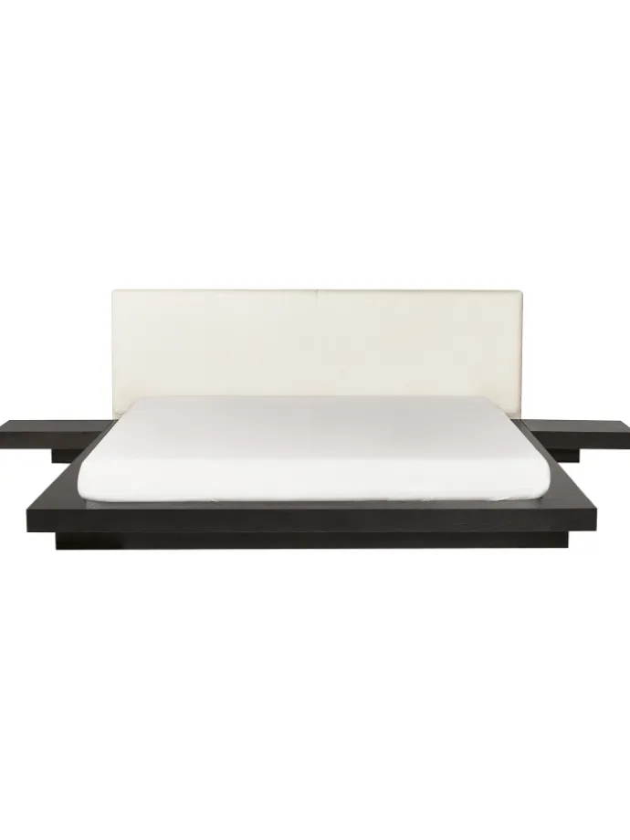 Wasserbett ZEN in Braun/Weiß - (W) 328 x (H) 86 x (L) 229 cm