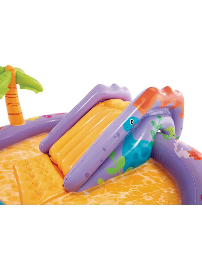 Wasserspiel-Planschbecken "Dino" - (B)201 x (H)69 x (T)157 cm - ab 2 Jahren