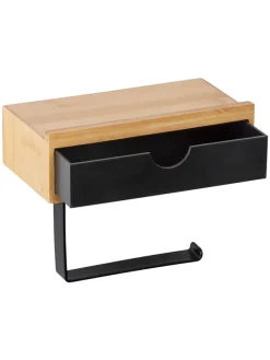 WC-Garnitur in Natur - (B)25,5 x (H)57 x (T)16 cm