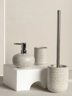 WC-Garnitur ''Pergole'' in Beige - (H)38,5 cm