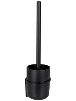 WC-Garnitur "Turbo-Loc Caprino" in Schwarz - (B)9,5 x (H)35 x (T)10 cm