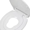 WC-Sitz mit Kindersitz "Tulsa" in Weiß - (L)45 x (B)37 cm