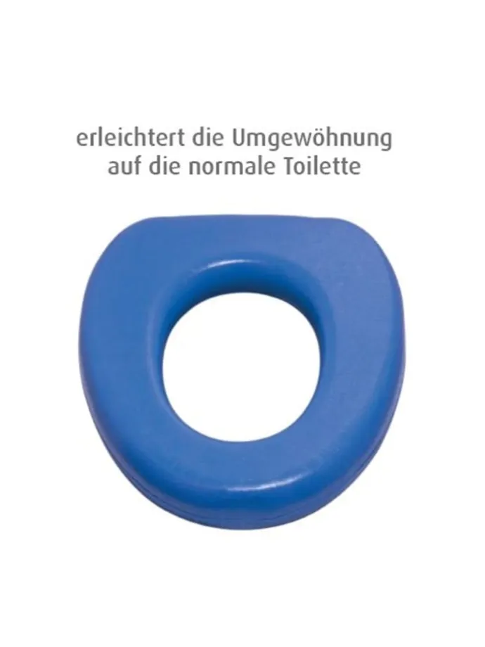WC-Sitz soft blau in Blau ab 6 Monate
