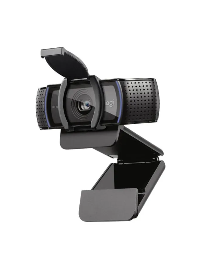 Webcam Pro Full HD 1080p - Glasobjektiv mit 78° Sichtfeld in Schwarz