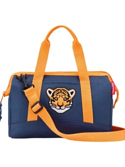 Weekender "Allrounder XS" in Dunkelblau/ Orange - (B)27 x (H)21 x (T)12 cm