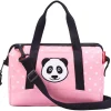 Weekender "Allrounder XS" in Rosa/ Schwarz - (B)27 x (H)21 x (T)12 cm